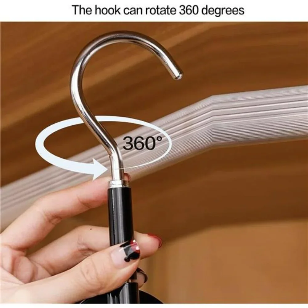 Closet purse organizer hooks 360 rotation bag hanger holder handbag storage hook